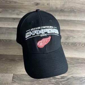 Detroit Red Wings Hat Western Conference Champions‎ 2008 Adjustable NHL Hockey